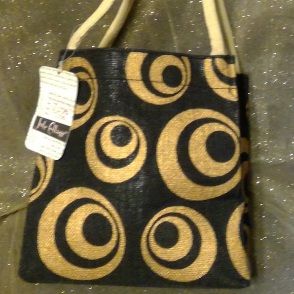 Jute Cottage Black Tote Bag - Picture 2 of 5